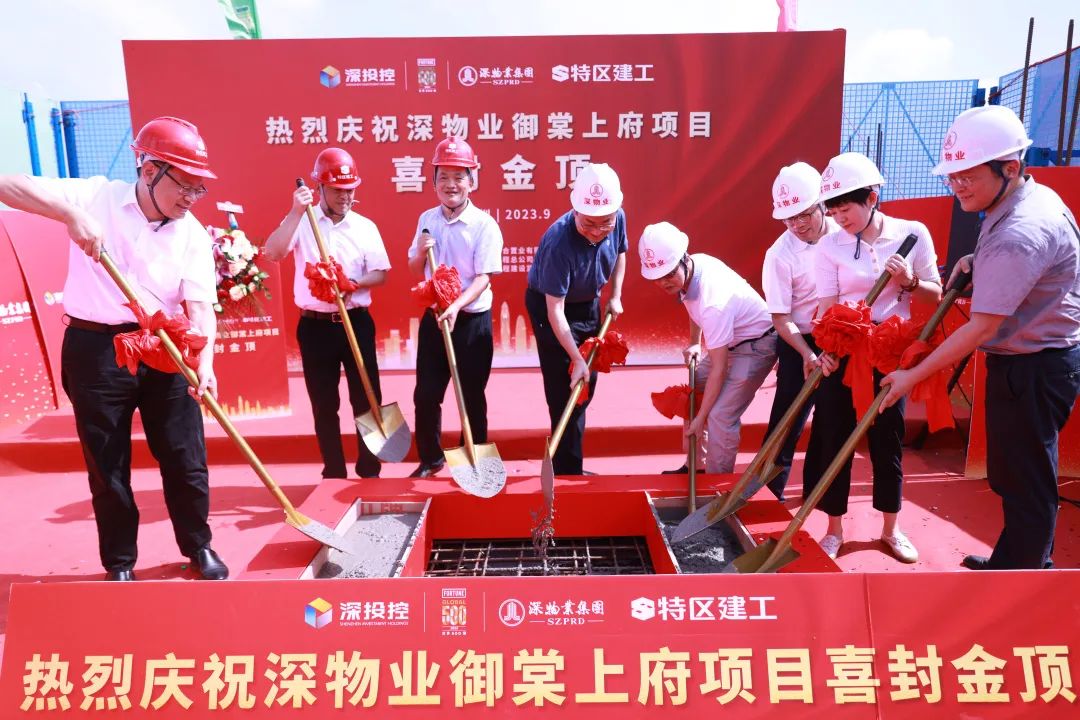 御棠上府项目完成主体结构封顶
